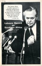 Labour's Record of Southern Africa