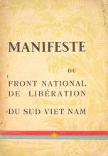 Manifeste du FNL: Front National de Libération du Sud Viet-Nam