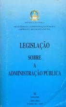 Legislação sobre a Administração Pública 1995-1996. Volume II
