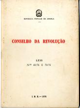 Leis Nºs 69/76 e 70/76 do Conselho da Revolução