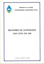 Relatório de actividades Ano Civil de 1998