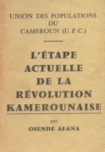 Étape Actuelle de la Révolution Kamerounaise (L')