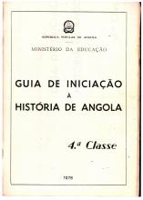 Guia de Iniciação à História de Angola. 4ª Classe