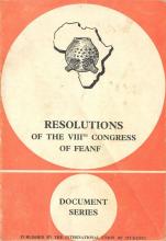 Resolutions of the VIIIth Congress of FEANF
