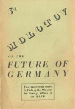 Molotov on the Future of Germany