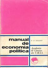 Manual de Economia Política. 1º Volume