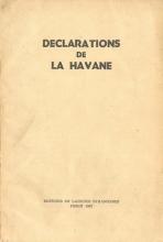 Déclarations de La Havane