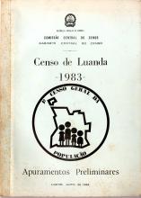 Censo de Luanda - 1983. Apuramentos preliminares