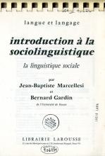 Introduction à la Sociolinguistique