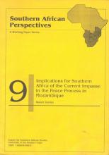 Implications for Southern Africa of the Current Impasse in the Peace Process in Mozambique (9)