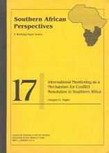 International Monitoring as a Mechanism for Conflict Resolution in Southern Africa (17)