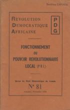 Révolution Démocratique Africaine (RDA) - Revue du PDG