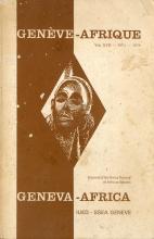 Genève-Afrique (Geneva-Africa)