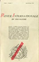 Revue Internationale du Socialisme