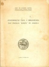 Contribuição para a bibliografia das línguas 'bantu' de Angola