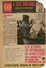 A Luta Continua «Jornal do alfabetizado»