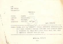 Telegrama de Loy a Tchiweka