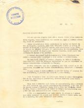 Carta de Agostinho Neto sobre visita de Silva Pegado e António Alberto