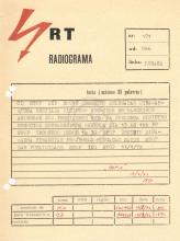 Radiograma de Henrique Carreira «Iko» ao Comité Director, nº 171