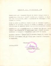 Ordem de serviço, nº 11/72, assinado por Agostinho Neto