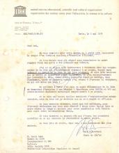Carta de Mary Richardson (UNESCO) a Lúcio Lara