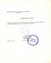 Ordem de serviço, nº 6/72, assinado por Agostinho Neto