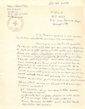 Carta de Jean Clément F.M. ao MPLA em Brazzaville