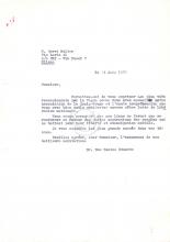 Carta de Eduardo dos Santos (CVA) a Cervi Walter