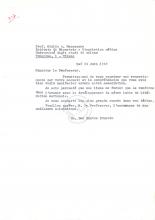 Carta de Eduardo dos Santos (CVA) a Giulio A. Maccacaro