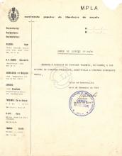 Ordem de serviço nº 23/72, assinada por Tchiweka