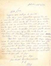 Carta de Ndozi a Lúcio Lara