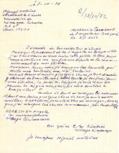 Carta de Miguel Antoine ao presidente do MPLA