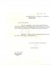 Carta (445/04/72) de José Eduardo ao Min. dos Neg. Estrang.