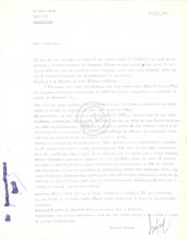 Carta de Eduardo Santos a Lúcio Lara, assinado