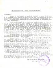 Carta-circular do DRE do MPLA a todos os representantes