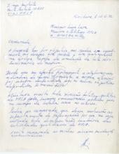 Carta de Zinga Baptiste a Lúcio Lara