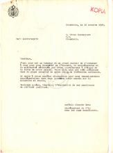 Carta de António A. Neto a Göran Hasselmark