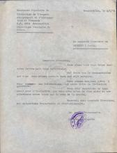 Carta do DIP do MPLA ao director do CEDETIM