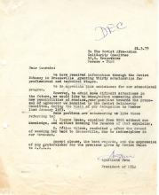 Carta de Agostinho Neto ao Comité Soviético de Solidariedade afro-asiático