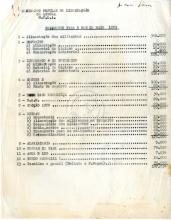 Orçamento para o mês de Maio 1973 (MPLA)