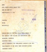 Telegrama de Soares a Tchiweka