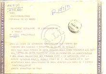 Telegrama do CD da FNLA ao CD do MPLA
