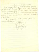 Carta de Inês Infeliz ao Presidente do MPLA