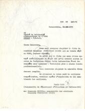 Carta de Lúcio Lara ao Comité Soviético de solidariedade afro-asiático