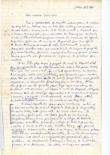 Carta de «Tozé Miranda» a Lúcio Lara