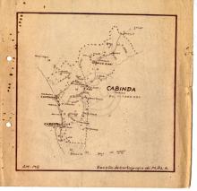 Esboço do Mapa de Cabinda, Escala 1:1.000.000