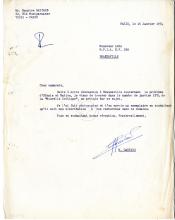 Carta do Maurice Gastaud a Lúcio Lara
