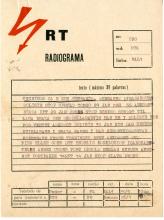 Radiograma de Peder Sidelman a «Tchiweka»