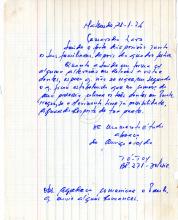 Carta de «Tó-Toy» a Lúcio Lara