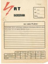 Radiograma de «Nvunda» a «Tchiweka»